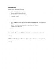 English Worksheet: Tricky questions