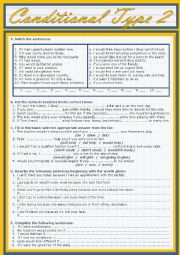 English Worksheet: Conditional Type 2