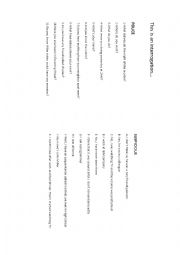 English Worksheet: Police interrogation 