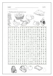 English Worksheet: Alphabet Soup