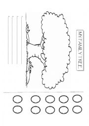 English Worksheet: Family Tree