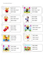 English Worksheet: at the playground