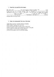 English Worksheet: Be going to exercise -Weekend activities