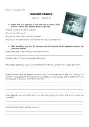 English Worksheet: Second Chance  - Fox TV Serie