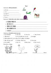 Test for Kids - vocabularies