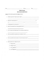 English Worksheet: Movie Sheet for 