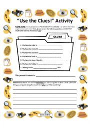 Use the Clues Icebreaker Activity