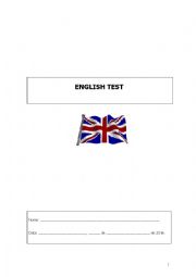The working world - English test
