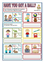 English Worksheet: have got