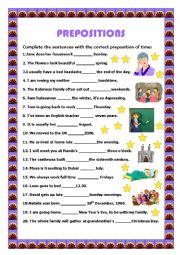 Prepositions of Time