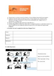 English Worksheet: Dengue Fever