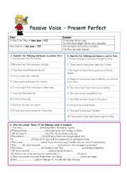 Passive voice - present perfect