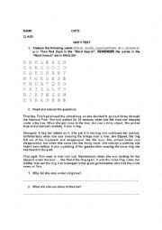English Worksheet: Past and Past Perfect Tense
