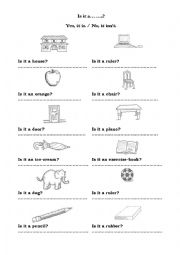 English Worksheet: Is it a....