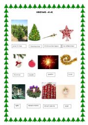 English Worksheet: Christmas vocabulary