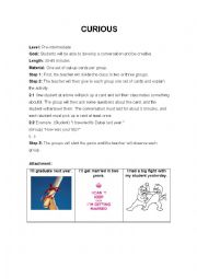 English Worksheet: Curious & Questions War