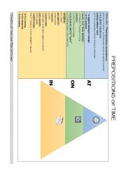 English Worksheet: Prepositions of time