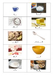 English Worksheet: food