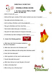 English Worksheet: Christmas in Britain