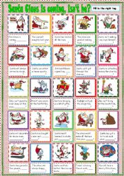 English Worksheet: Question Tags Christmas Revision 1