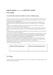 English Worksheet: Lesson 6: Age Or ability 