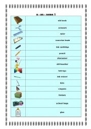 English Worksheet: a - an - some - Worksheet 1 fill in exercise