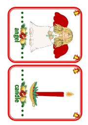 English Worksheet: Christmas Flashcards - part 3