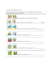 English Worksheet: Movers Present Simple