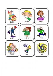 Irregular Past Tense Verbs - 1/9