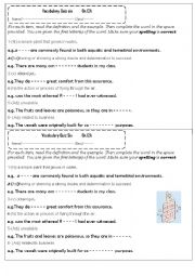 English Worksheet: Vocabulary Quiz