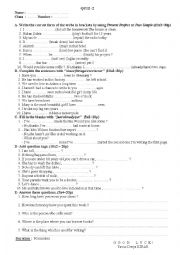 English Worksheet: quiz about present perfect