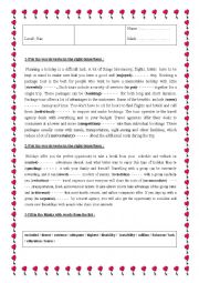 English Worksheet: consolidation bac