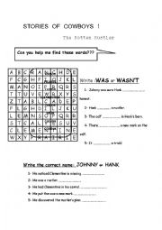 English Worksheet: The rotten rustler