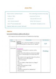 English Worksheet: Complaint and apology