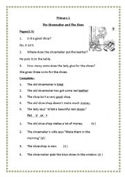 English Worksheet: little red riding hood revision