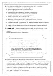 English Worksheet: online learning