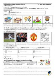 English Worksheet: 8th form third hour