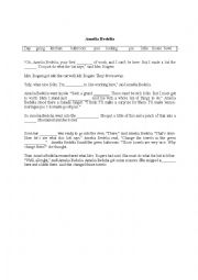 English Worksheet: Amelia Bedelia Worksheet