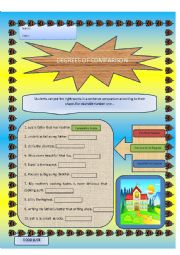 English Worksheet: comparison
