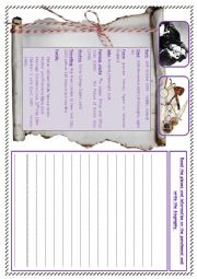 English Worksheet: Biography Writing   Oscar Wilde