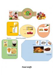 English Worksheet: food stuffs