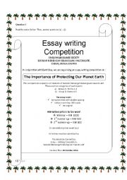English Worksheet: READING COMPREHENSION AND WRITING PRACTICE