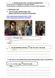 English Worksheet: CHRISTMAS IN THE WHITE HOUSE