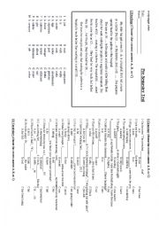 English Worksheet: mid term test