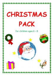 English Worksheet: Christmas Pack - Part 1