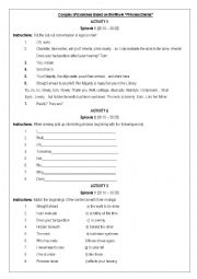 English Worksheet: Princess Diaries Video Lesson