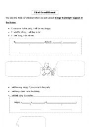 English Worksheet: first conditional