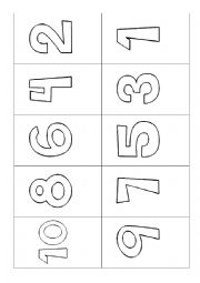 Numbers Flashcard 1-10