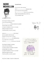 You and I - Ingrid Michaelson Song helps revise may/ might/ will/ lets
