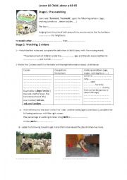 English Worksheet: CHILD LABOUR